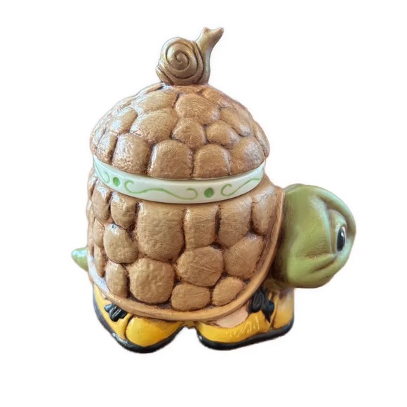 Vintage Turtle Planter, Vintage Turtles, Farmhouse Kitchen, Vintage Turtle Decor - Picture 3 of 8